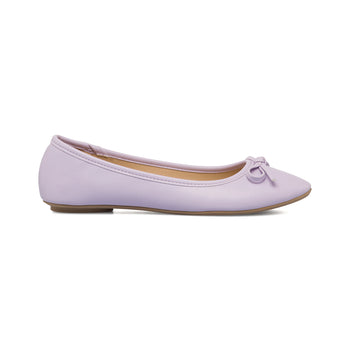 Ballerine lilla da donna con fiocchetto Lora Ferres, Donna, SKU w015000180, Immagine 0